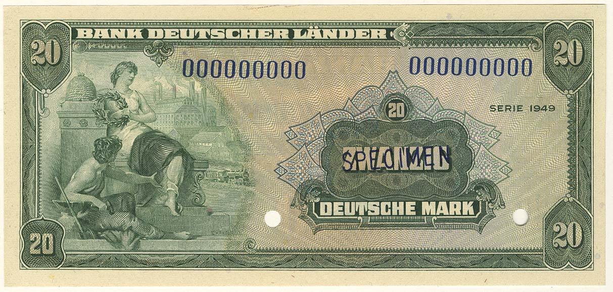 Lot 2385 - Geldscheine Deutschland - Bank Deutscher Länder -  Auktionshaus Ulrich Felzmann GmbH & Co. KG Coins single lots