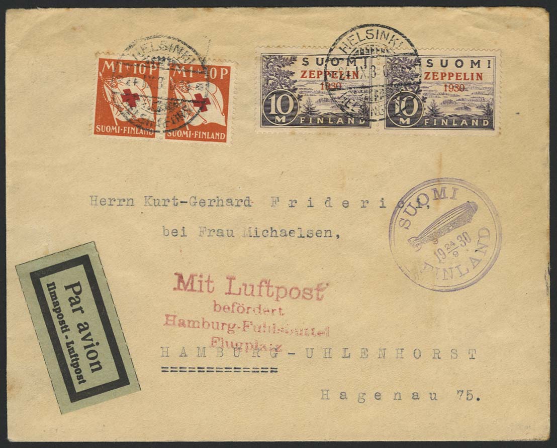 Lot 4245 - zeppelinpost nach sieger LZ 127 - 1930 -  Auktionshaus Ulrich Felzmann GmbH & Co. KG 