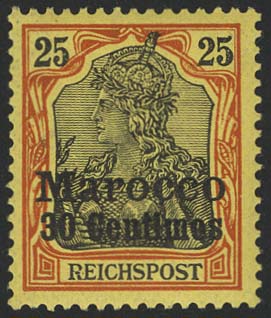 Lot 5919 - Auslandspostämter & Kolonien Deutsche Post in Marokko - Markenausgaben -  Auktionshaus Ulrich Felzmann GmbH & Co. KG 