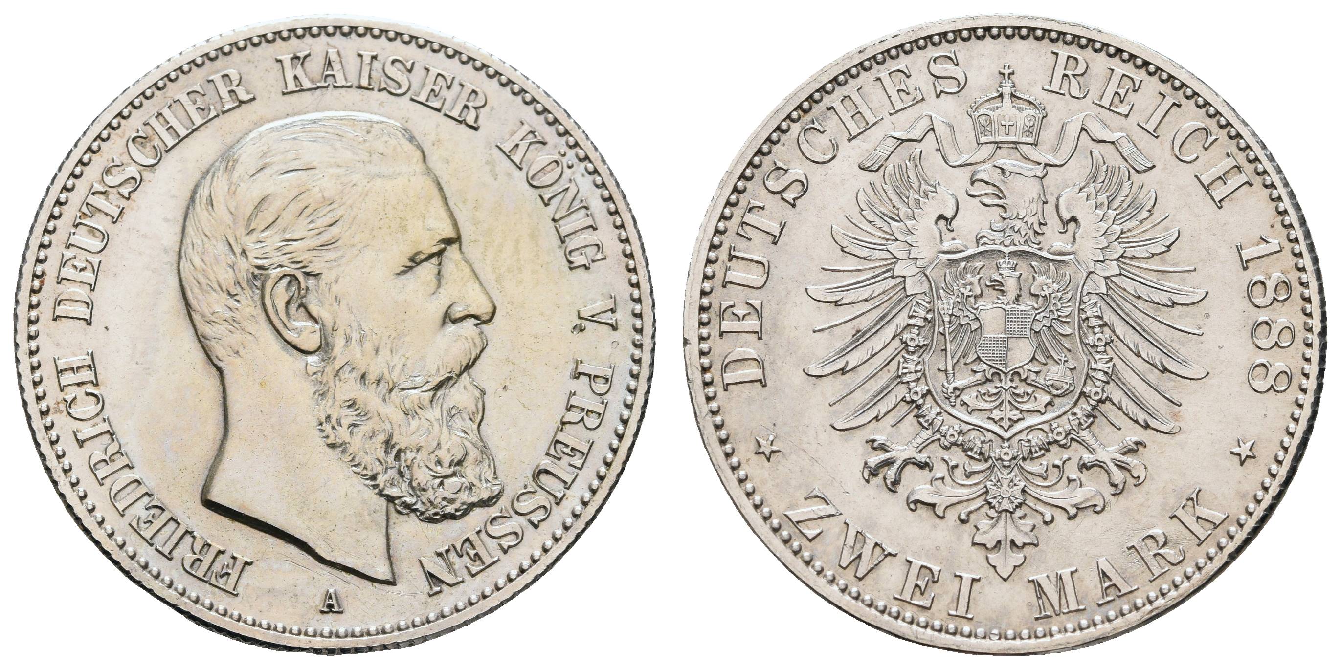 Kaiserreich Silbermünzen - Preußen