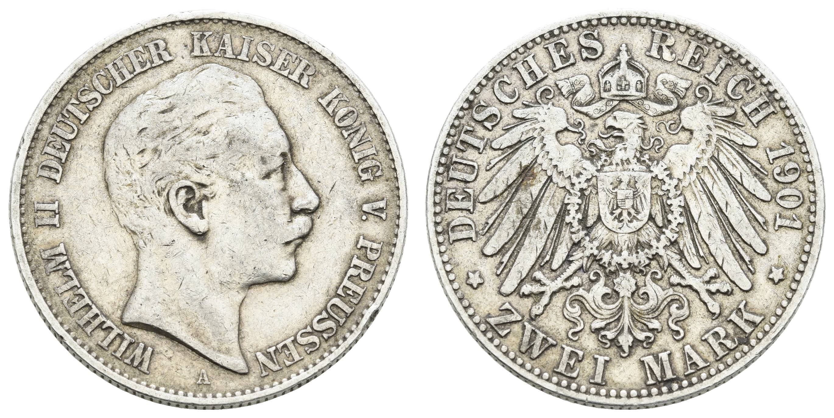 Kaiserreich Silbermünzen - Preußen