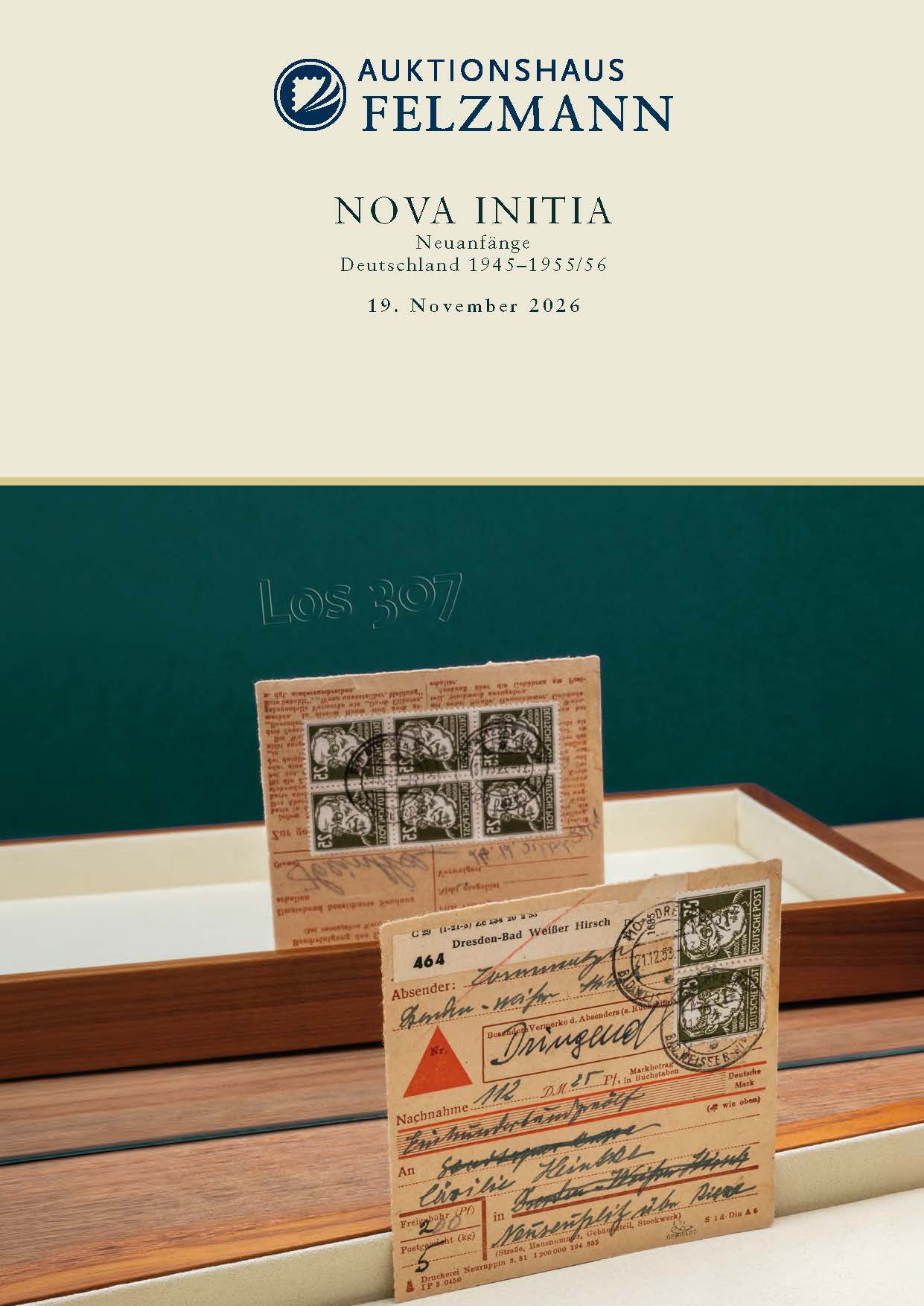 NOVA INITIA  new beginnings Germany 1945–1955/56